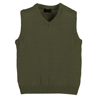 Gioberti Boy's V-Neck 100% Cotton Knitted Pullover Sweater Vest