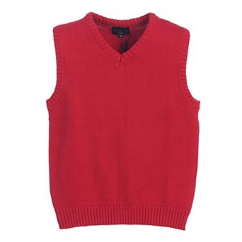 Gioberti Boy's V-Neck 100% Cotton Knitted Pullover Sweater Vest