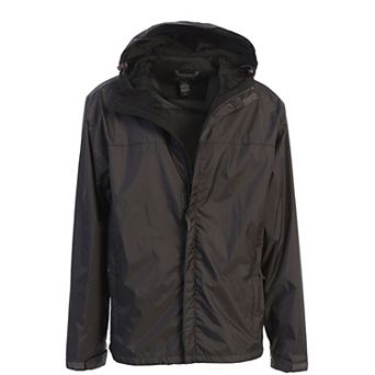 Gioberti Men's Waterproof Rain Jacket With Mesh Lining and Carrying Bag
