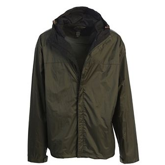 Gioberti Men's Waterproof Rain Jacket With Mesh Lining and Carrying Bag