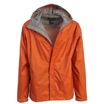 Gioberti Men's Waterproof Rain Jacket With Mesh Lining and Carrying Bag