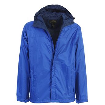 Gioberti Men's Waterproof Rain Jacket With Mesh Lining and Carrying Bag