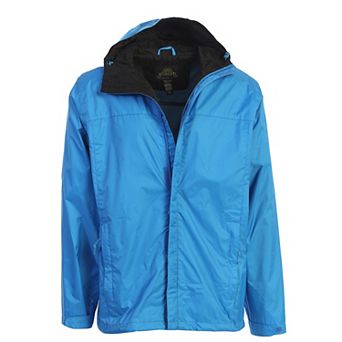 Gioberti Men's Waterproof Rain Jacket With Mesh Lining and Carrying Bag