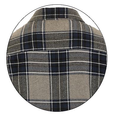 Gioberti Men's Plaid Checkered 100% Cotton Brushed Flannel Shirt