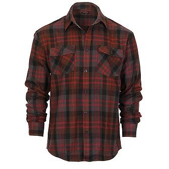 Gioberti Men's Plaid Checkered 100% Cotton Brushed Flannel Shirt