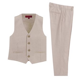 Gioberti Kid's 2 pc Formal Vest And Pants Set