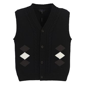 Gioberti Kid's 100% Cotton Diamond Knitted Vest