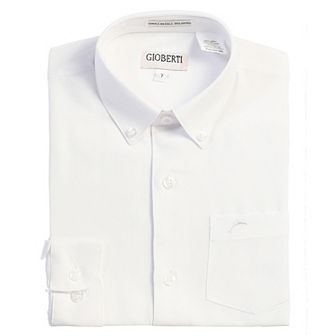 Gioberti Boy's Oxford Long Sleeve Dress Shirt