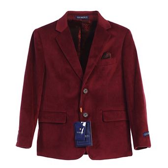 Gioberti Boy's Formal Velvet Blazer