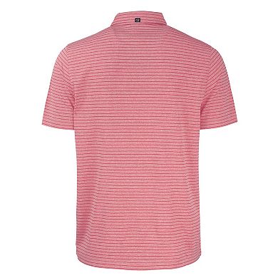 Cutter & Buck Forge Eco Heather Stripe Stretch Recycled Mens Polo