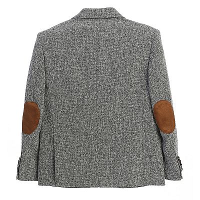 Gioberti Boy s Lightweight Formal Tweed Blazer Jacket