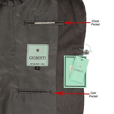 Gioberti Boys Corduroy Blazer Jacket