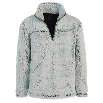 Gioberti Men's Super Soft Sherpa 1/4 Zip Pullover Sweater