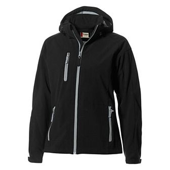 Clique Tulsa Softshell Hooded Full Zip Womens Jacket