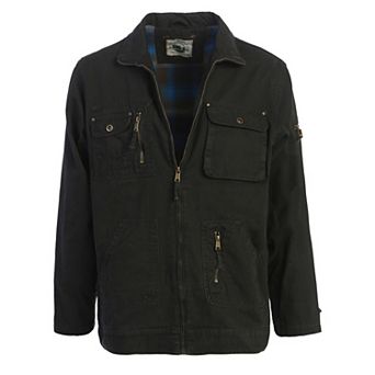 Gioberti Men's 100% Cotton Casual Outerwear Twill Multi Pocket Cargo Shirt Jacket