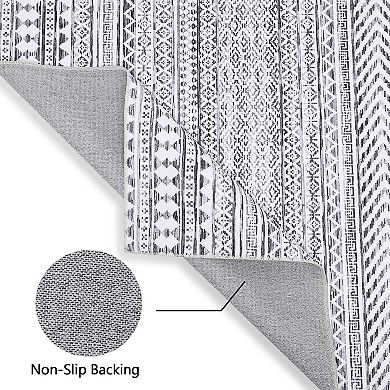 Garvee Boho Area Rug Farmhouse Floor Rug For Living Room Bedroom