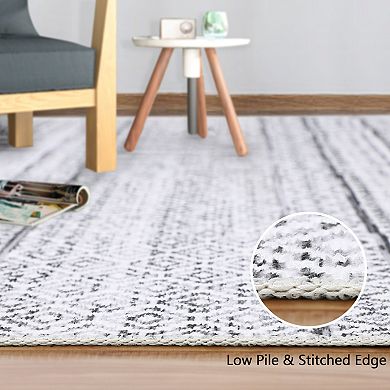 Garvee Boho Area Rug Farmhouse Floor Rug For Living Room Bedroom