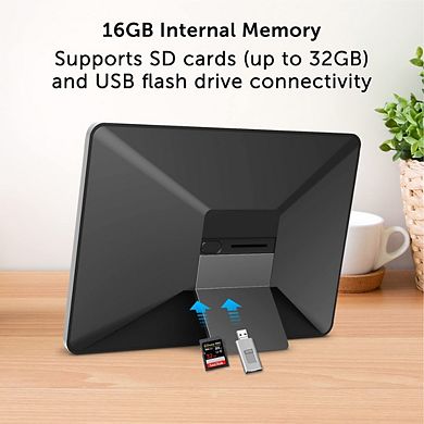 10.1" Wi-Fi Digital Photo Frame with Photos/Videos sharing