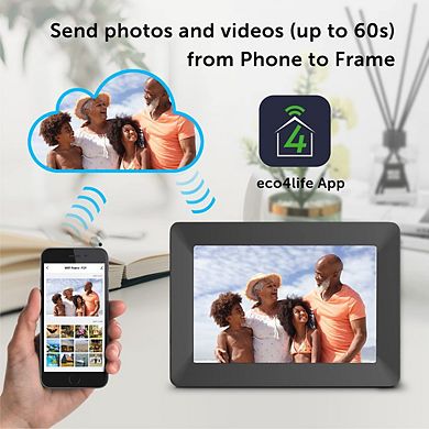 10.1" Wi-Fi Digital Photo Frame with Photos/Videos sharing