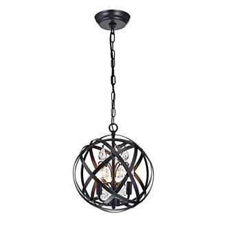 Greenville Signature 3-Light Globe Chandelier for Dining/Living Room, Bedroom, Entryway