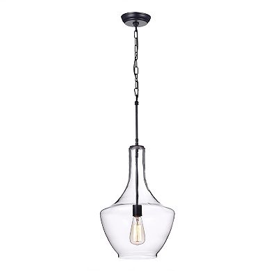 Greenville Signature 1-Light Single Teardrop Pendant for Kitchen Island, Dining/Living Room