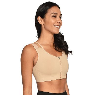 Zipper Posture Sports Bra