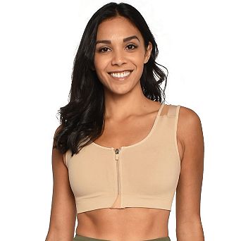 Zipper Posture Sports Bra