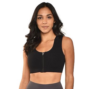 Zipper Posture Sports Bra