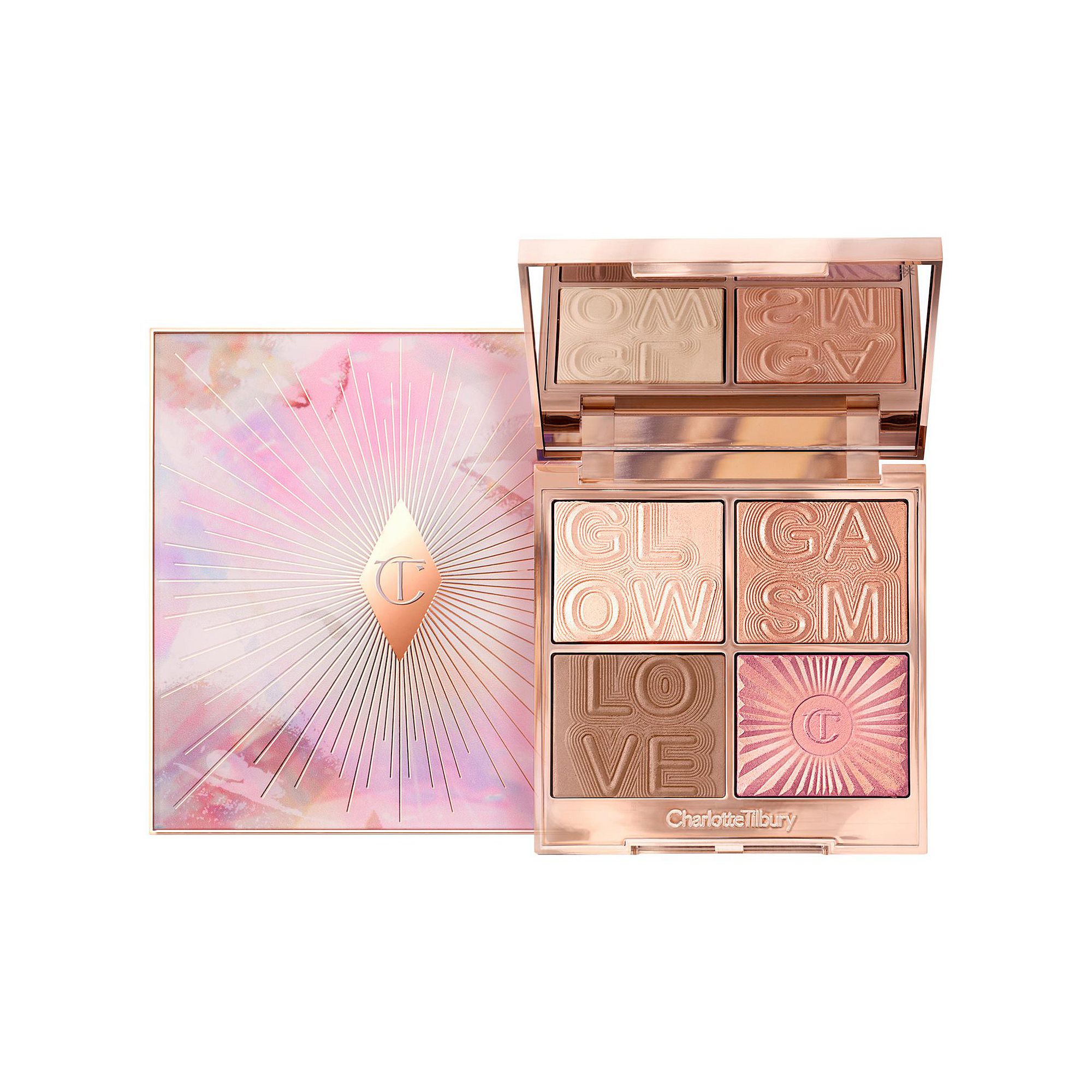 Charlotte Tilbury Glowgasm Face Palette, Size: .5 Oz, Lightgasm