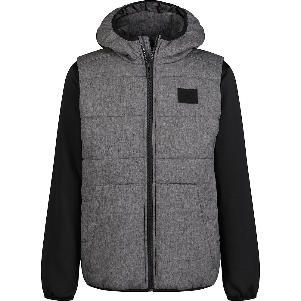 Boys 8-20 Under Armour Hybrid Hoodie & Vest Jacket