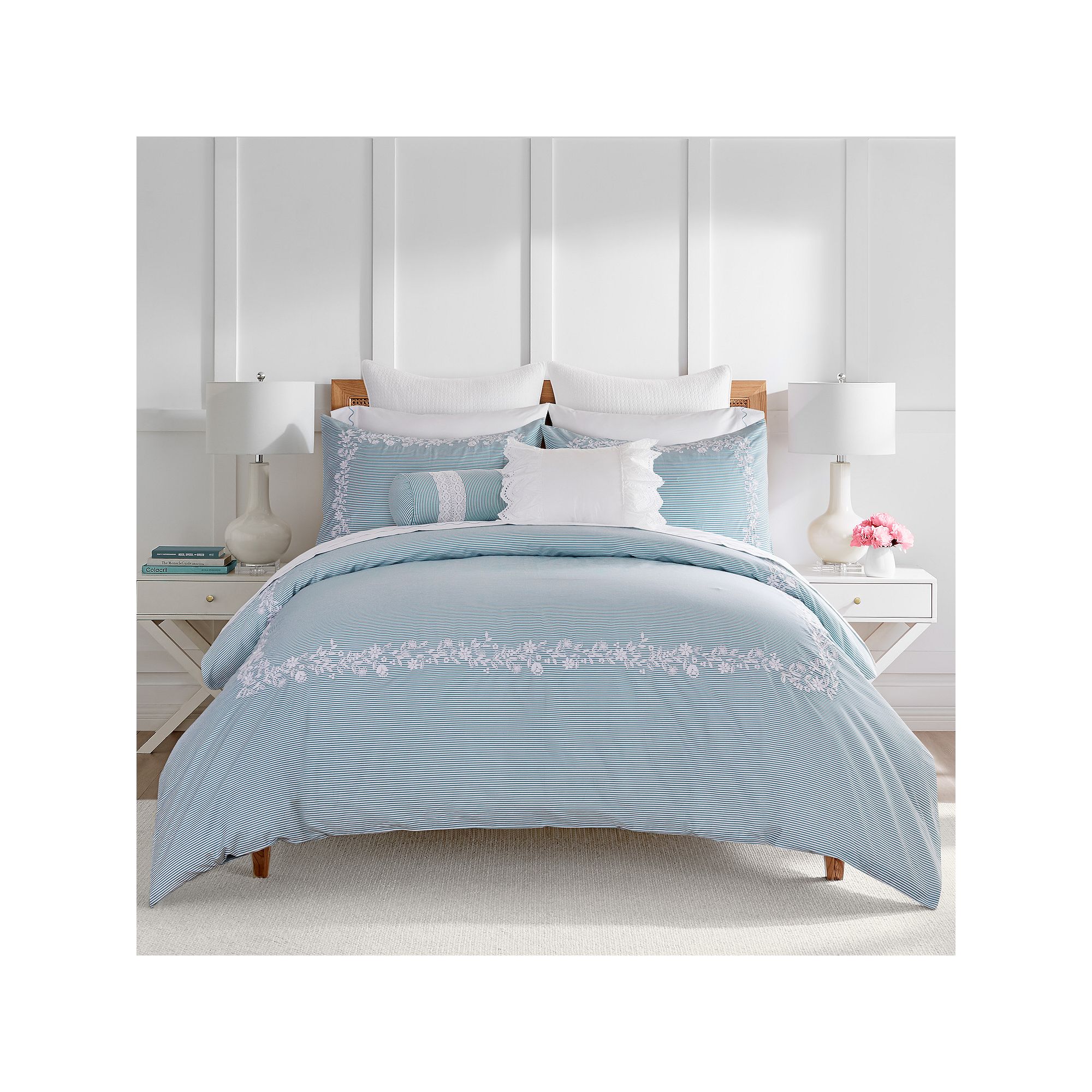 Draper James Adalee Duvet Set, Blue