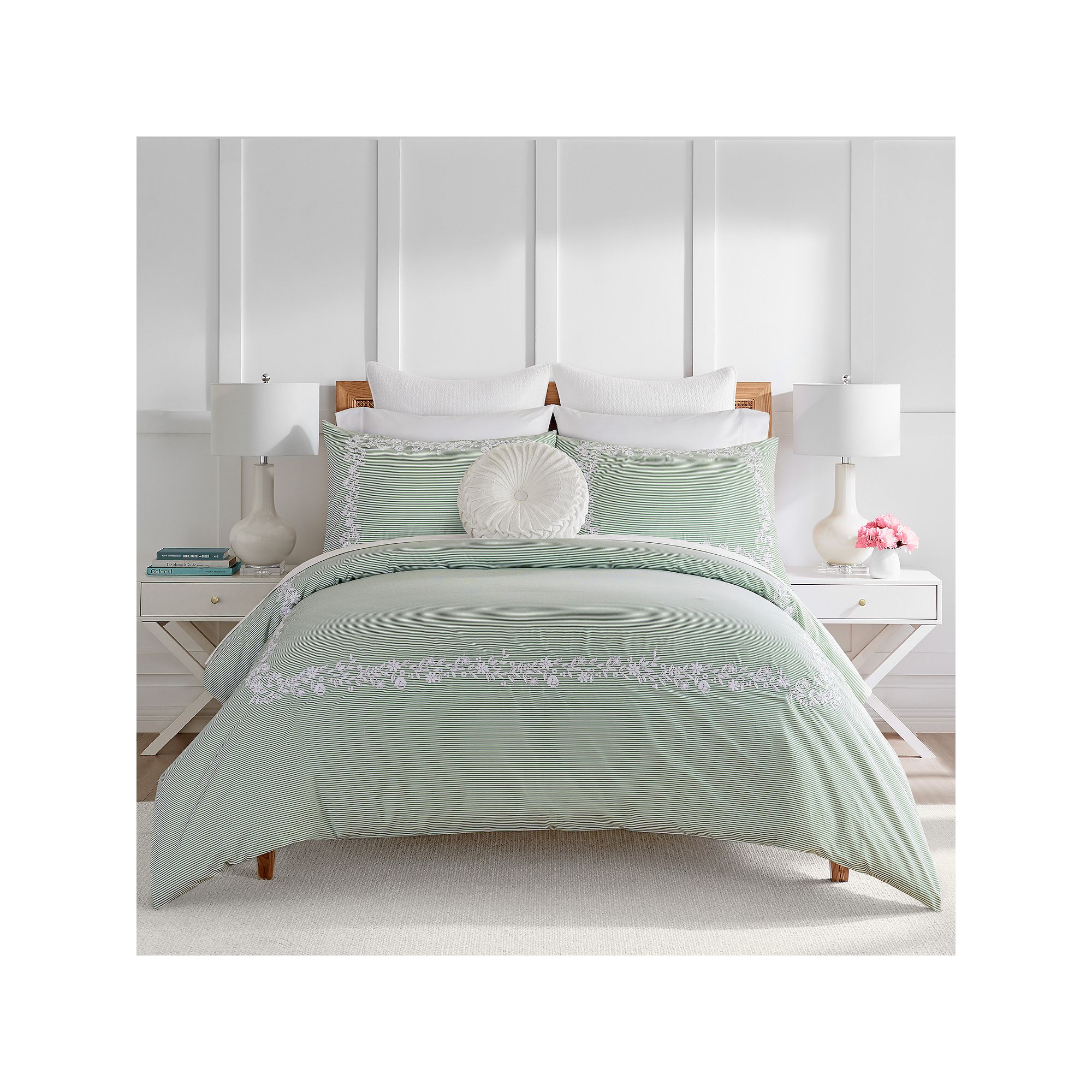 Draper James Adalee Duvet Set, Green