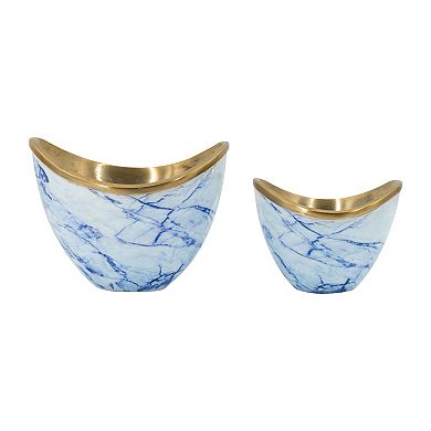 A&B Home Oval Aluminum Bowls 2 Piece Set