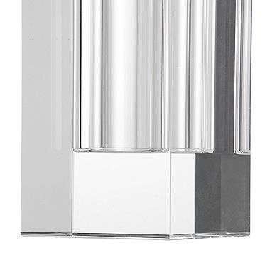 A&B Home Transparent Rectangular Vase