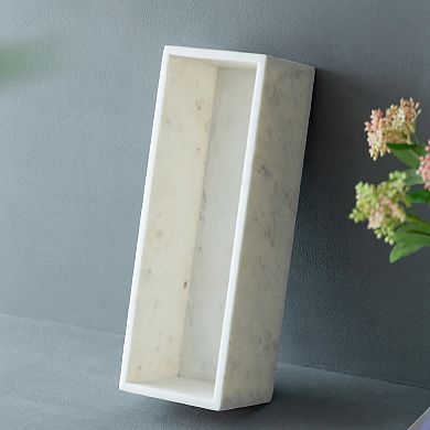 A&B Home Rectangular Marble Tray