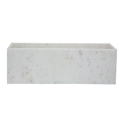 A&B Home Rectangular Marble Tray