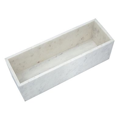 A&B Home Rectangular Marble Tray