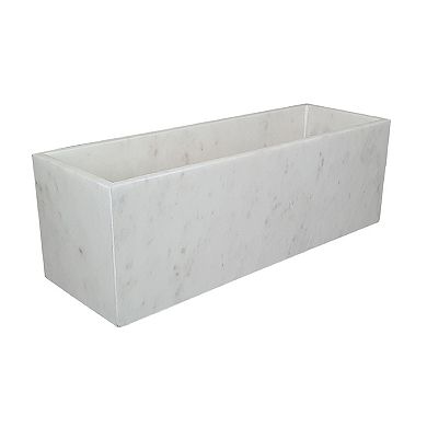 A&B Home Rectangular Marble Tray