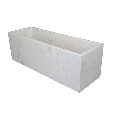 A&B Home Rectangular Marble Tray