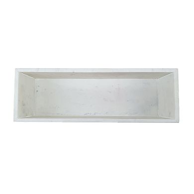 A&B Home Rectangular Marble Tray