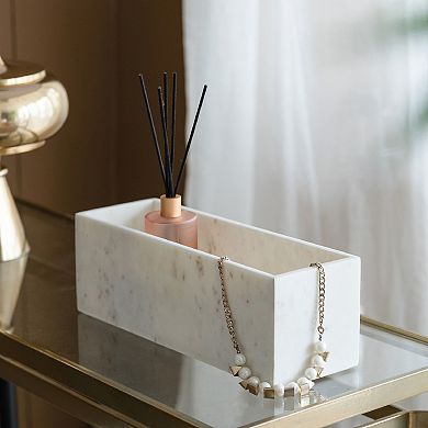 A&B Home Rectangular Marble Tray