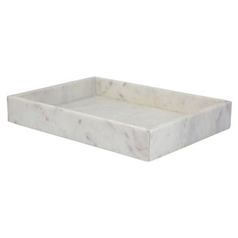 A&B Home Rectangular Marble Tray