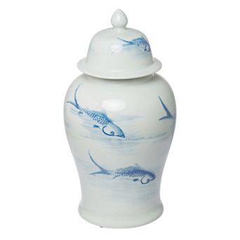 A&B Home Koi Ginger Decorative Jar Floor Decor