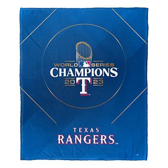 Texas Rangers 2023 World Series Champs Glory Rangers Silk Touch Throw