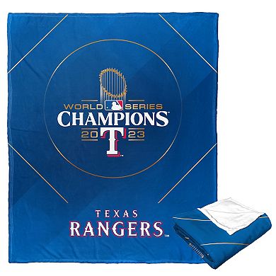 Texas Rangers 2023 World Series Champs Glory Rangers Silk Touch Throw