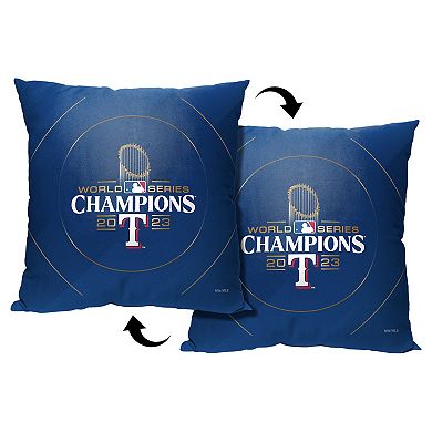 Texas Rangers 2023 World Series Champs Glory Rangers Printed Throw Pillow