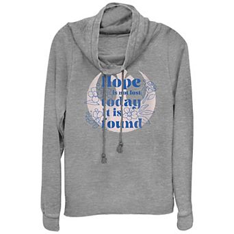 Juniors' Star Wars Hope Is Not Lost Cowlneck Graphic Lightweight Long Sleeve