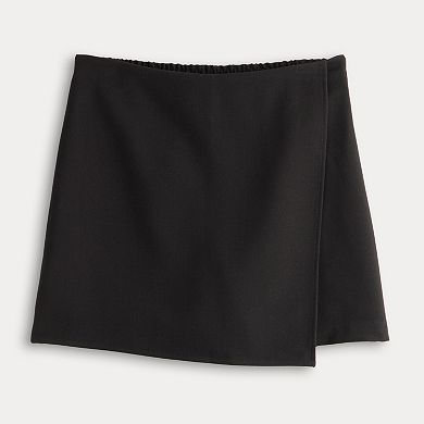 Women's Nine West Asymmetrical Wrap Skort