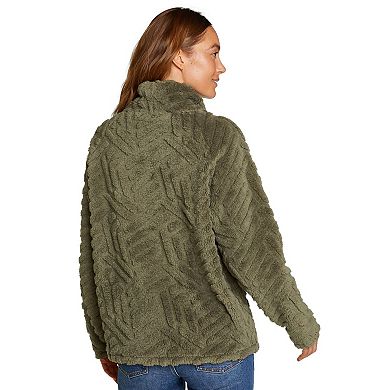 Women's Eddie Bauer Quest Plush Textured Fleece Pullover