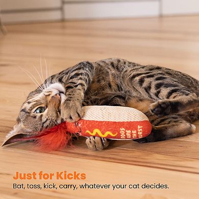 Catstages Hotdog Kicker Cat Toy